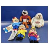(5) Character Plush Toys