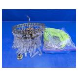 Partial Chandelier w/ Crystal Prisms