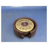 (1) 12 Gauge Shotgun Shell Coasters Set