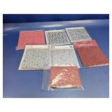 (7) Christmas & Background Stamp