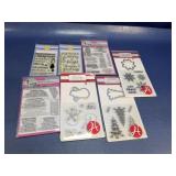 (7) Holiday & Winter-Themed Stamp & Die Cut