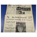 (2) Daily Telegraph Newspapers ï¿½ Churchill 1965