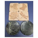 (6) Stone Drink Coasters ï¿½ Square/Round