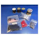 (1) Assorted Spools & Bundles of Craft Cord Lot