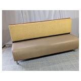 (1) Patterned Upholstered Booth Bench