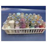 (1) Assorted Crystal Drops Bottles Lot