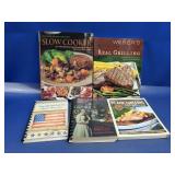 (6) Assorted Cookbooks ï¿½ Weber, Plank Grilling