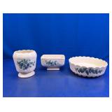 (3) McCoy Floral Ceramic Planters