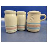 (3) Vintage Salt & Pepper Shaker w/ Mug
