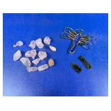 (1) Mixed Stones & Wire Dragonfly Lot