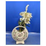 (1) Floral Vase w/ Artificial Flowers