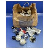 (1) Bag of Assorted Christmas Ornaments