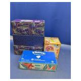(5) Facial Tissue Boxes - Kleenex/Great Value