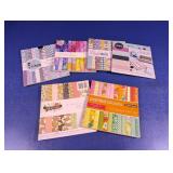 (6)6x6" Designer & Specialty Paper Pads Lot