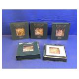 (5) Harmony Kingdom Picturesque Tile Figurines