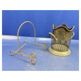 (2) Vintage Brass Decorative Accessories