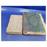 (2) Antique Religious Books ï¿½ Bible & Looking