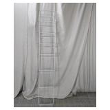 (1) White Wire Pantry/Closet Door Rack Organizer