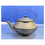 Rustic Hammered Metal Teapot / Kettle