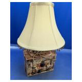 Vintage Table Lamp w/ Tasseled Shade
