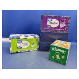 (5) Facial Tissue Boxes - Great Value/Kleenex