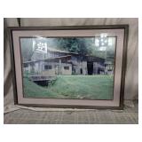 (1) Framed Farm Barn Photography Print