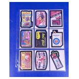 SHEET OF 9 1980 WACKY PACK CARDS