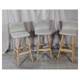 (3) Modern Bar Stools