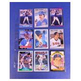 SHEET OF 9 PALMEIRO/JOYNER CARDS