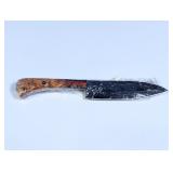 (1) Fixed Blade Knife ï¿½ Wood Handle