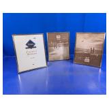 (3) Tabletop Picture Frames