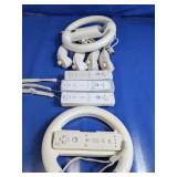 Nintendo Wii Controllers & Steering Wheels Lot