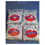 (4) Bags Paper Art Pastel Circle Confetti Lot