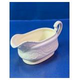 (1) Embossed Ceramic Gravy Boat