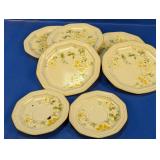 Mikasa Avante Venezia Floral Plates Set