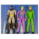 (3) DC Comics Batman & Villains Action Figures