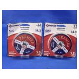 (2)Crosman Premier .22 Caliber Hollow Point