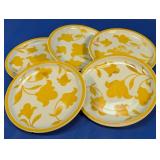 Hearthstone Block Floral Salad Plates Set