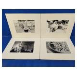 Black and White Photo Print Mat Set