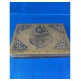 (1) Embossed Leather Jewelry Box