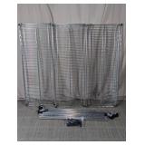 (15) Heavy-Duty Chrome Wire Shelving Unit