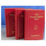 (3)The Simple English Bible New Testament Trio