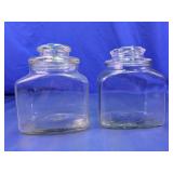 Clear Glass Storage Jar w/ Lid
