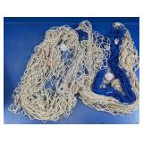 Nautical Decorative Fish Nets w/Seashells