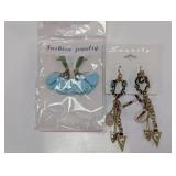 Boho Tassel & Tribal Arrow Dangle Earring Set