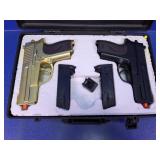 UKARMS Airsoft Pistols Set w/ Case