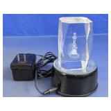 Crystal Lighthouse 3D Etched Light w/ Base