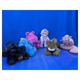 Plush Stuffed Animal & Doll Lot of 6