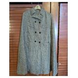 Vintage ILGWU Union Made Tweed Cape Coat