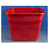 Red Plastic Storage Tote